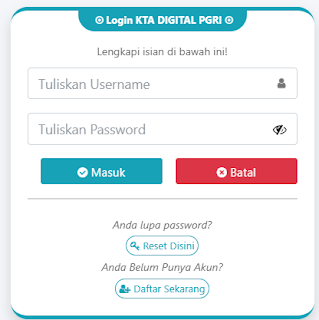 Register PGRI Sukamara - Persatuan Guru Republik Indonesia Cabang Sukamara